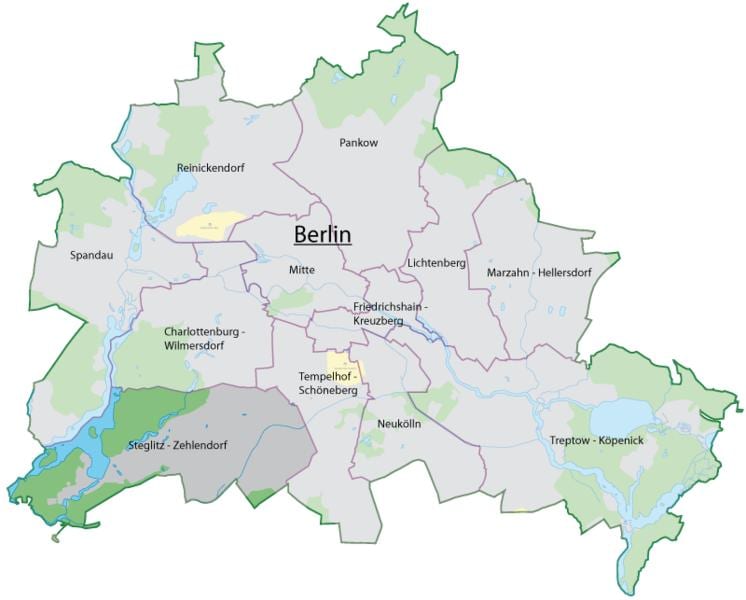خريطة برلين steglitz