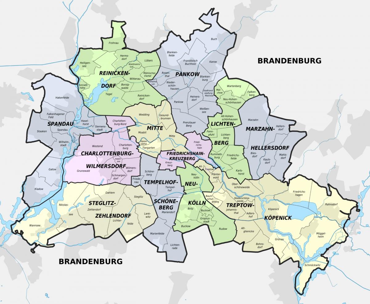miet خريطة برلين