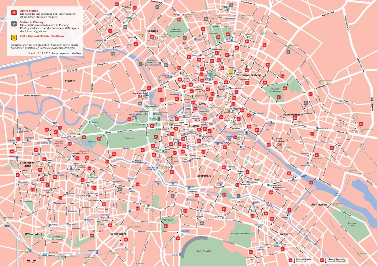 برلين الدراجة خريطة