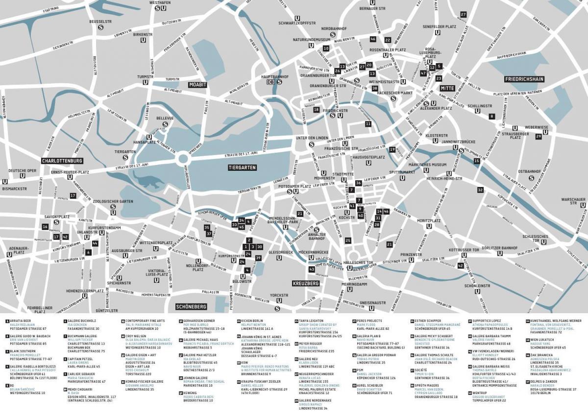 خريطة معرض برلين