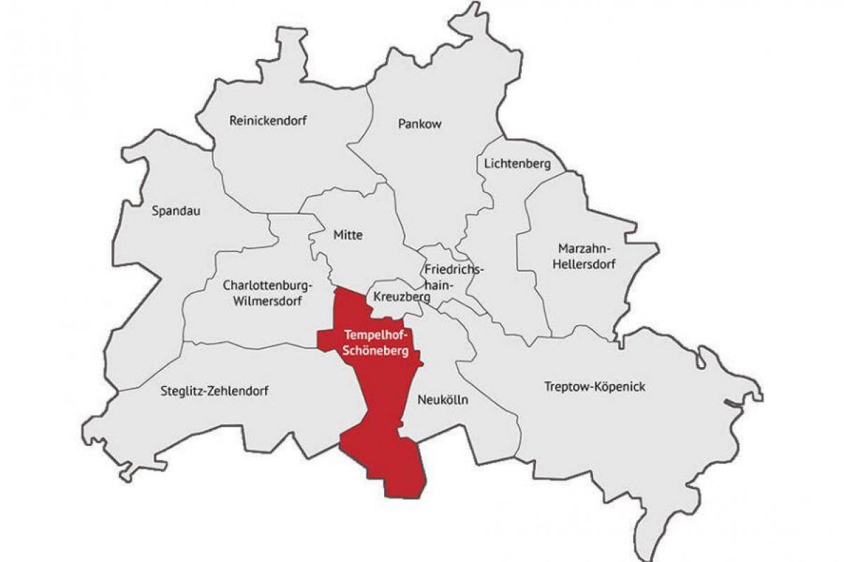 خريطة شونيبيرغ برلين