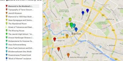 خريطة الحي اليهودي في برلين