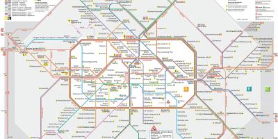 برلين خريطة الشبكة