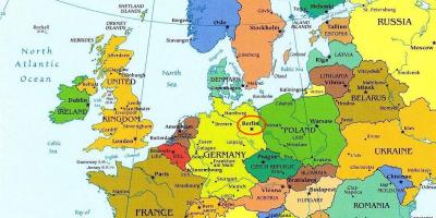 خريطة برلين خريطة أوروبا