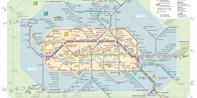 برلين خريطة النقل العام