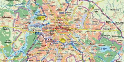 برلين خريطة المدينة
