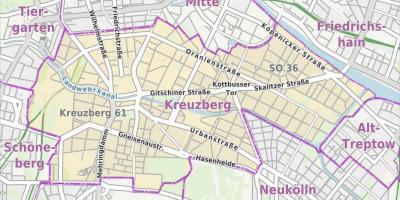 Berlin kreuzberg خريطة